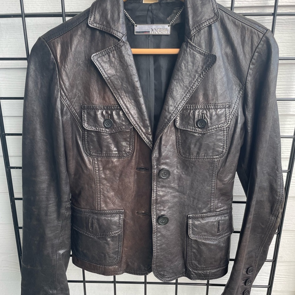 Michael Kors Leather Jacket sz.4